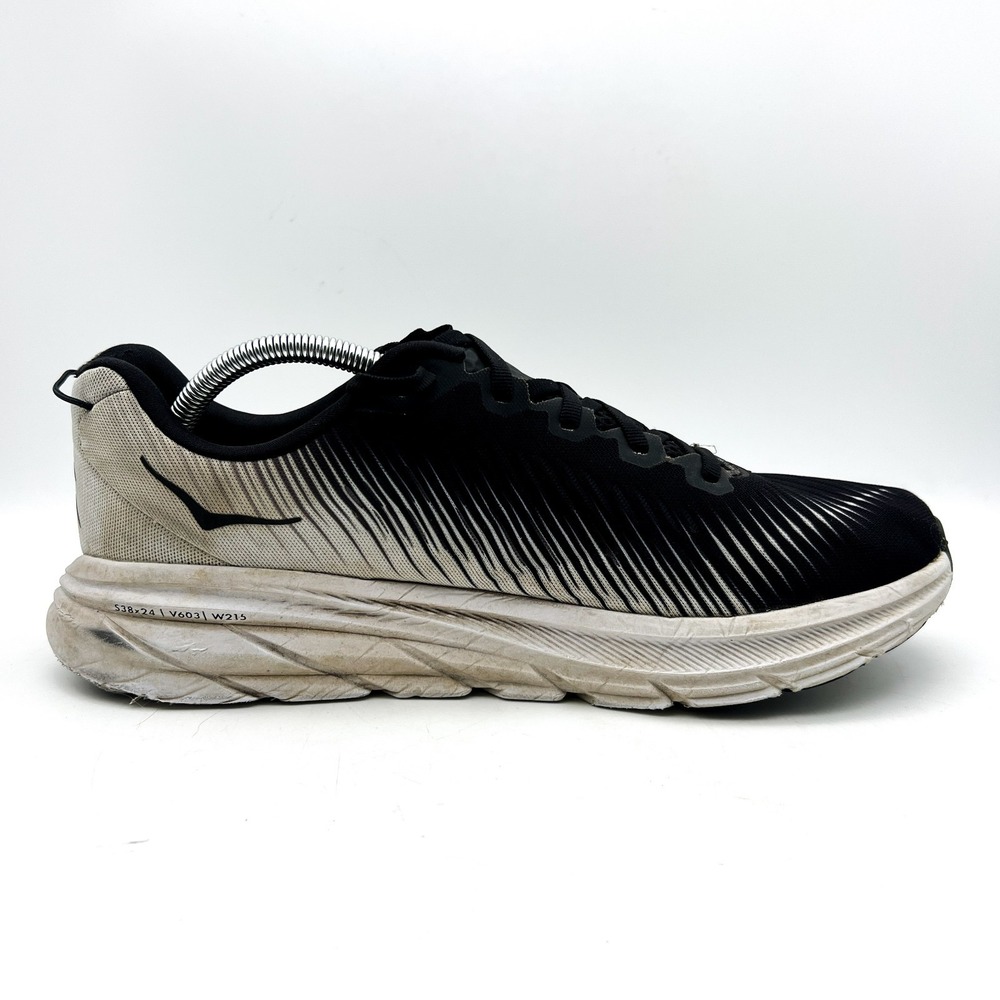 Hoka One One Mens 10.5D Running Shoes Rincon 3 Road Lace Up Low Top Sneaker - Picture 4 of 11